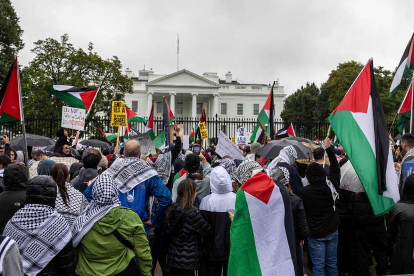 Proteste pro-palestiniene la locuințele unor înalți oficiali americani