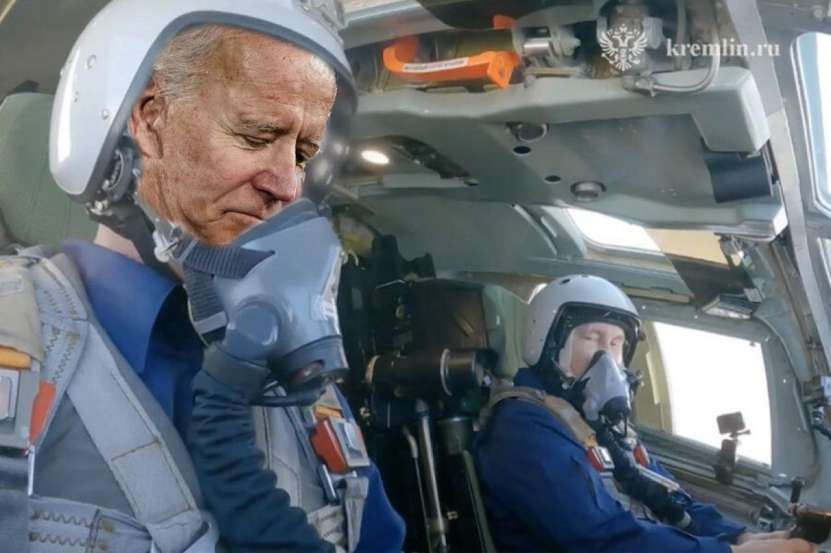 Supersonicul politicii mondiale: la manșă pilot treaz Vladimir Putin și copilot adormit dementul senil Biden