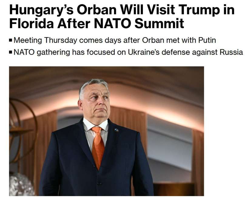 Premierul maghiar Viktor Orban se întâlnește azi cu fostul președinte al SUA Donald Trump