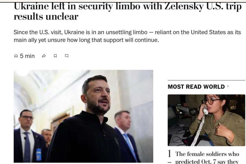 Planurile militare ulterioare ale Ucrainei rămân vagi, în ciuda „planului de victorie” al lui Zelensky – WP