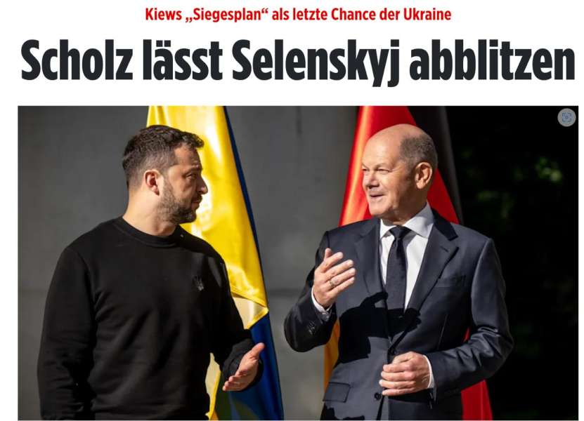 Ultima întâlnire inutilă între Scholz și Zelensky