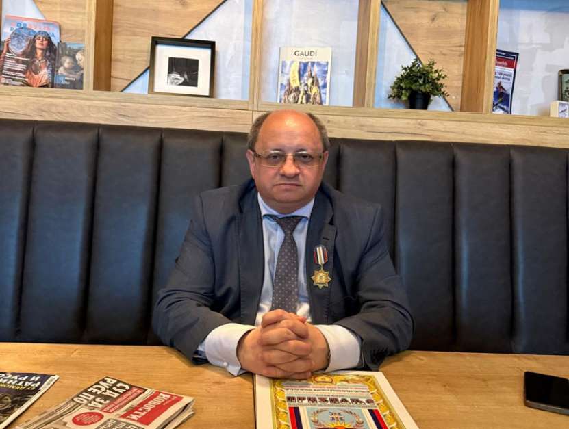 Prof.  Univ. Dr. Eduard Popov de la universitatea din Rostov pe Don a participat la Belgrad la Conferința ”Genocidul asupra popoarelor slave în sec. XX”