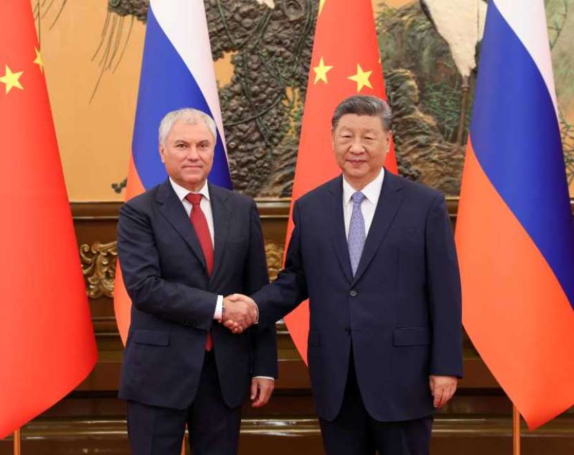 Președintele Dumei ruse Veaceslav Volodin se află în China și a fost primit de șeful statului Xi Jinping. Ce pun la cale cei doi? 