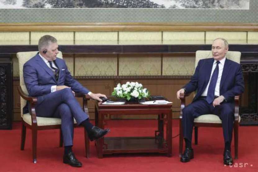 La Beijing, președintele rus Vladimir Putin s-a întâlnit cu prim-ministrul slovac Robert Fico