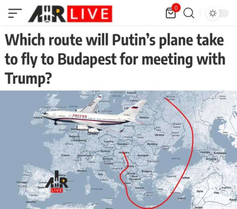 Pe unde va zbura avionul președintelui Putin la Budapesta? Inclusiv Bulgaria oferă un coridor aerian. Avezuha noastră nu a spus nimic, de frică