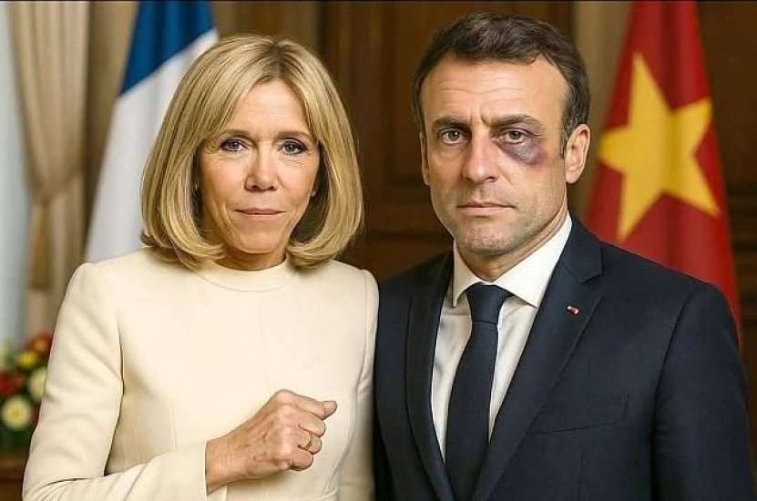 La Davos, Macron a vorbit prostii și a luat peste ochi. E normal ca Brigitte să îi dea bătaie, că doar ar putea să îi fie tată!