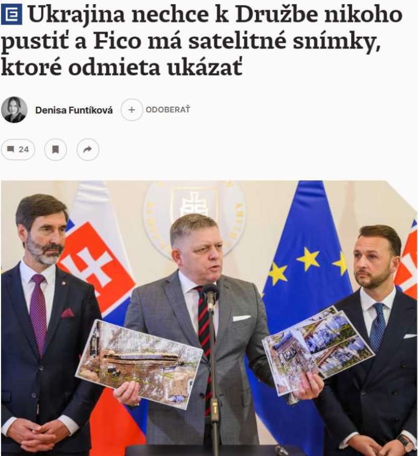 „Nu am încredere în Zelenski! Nu cred nici măcar că are nasul între ochi!” (Robert Fico, premierul Slovaciei)