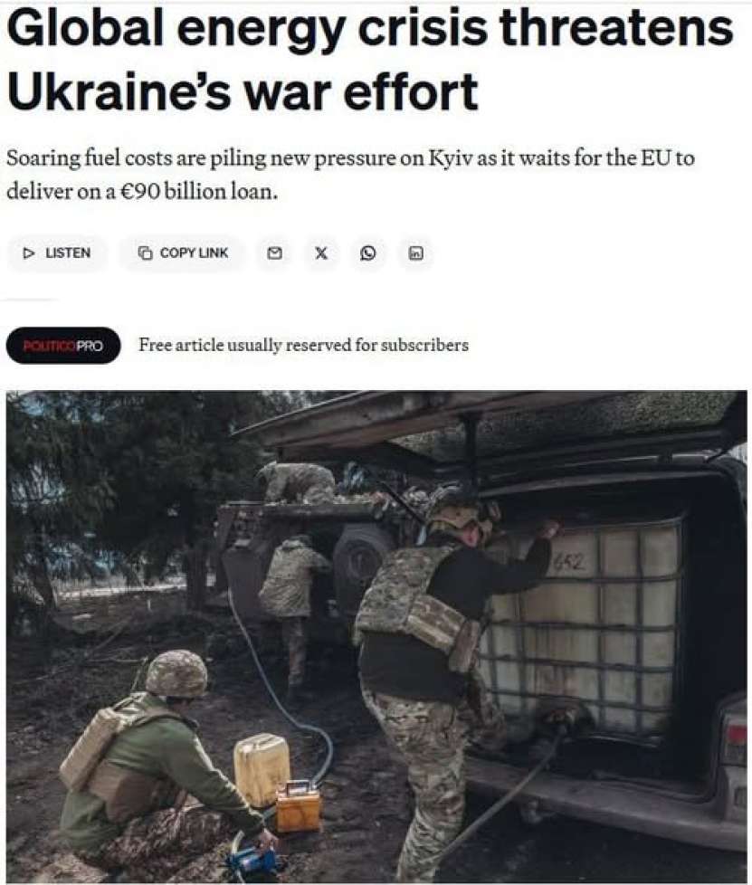 E grav: Armata ucraineană nu mai are de unde fura motorină!