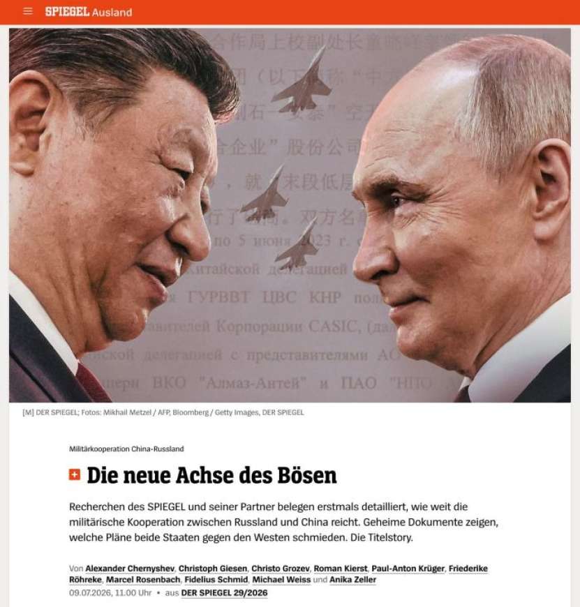 NATO s-a hotărât să atace Rusia, dar nici Noua „Axă telurocratică” (Dughin) nu stă degeaba. „China și Rusia pot începe prin a distruge comunicațiile americane prin satelit” (Der Spiegel)  