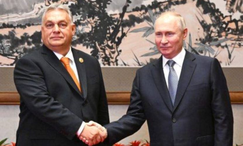 S-a arătat oripilată de faptul că Viktor Orban dat mâna cu Vladimir Putin, dar de afacerile soțului ei în Rusia nu!