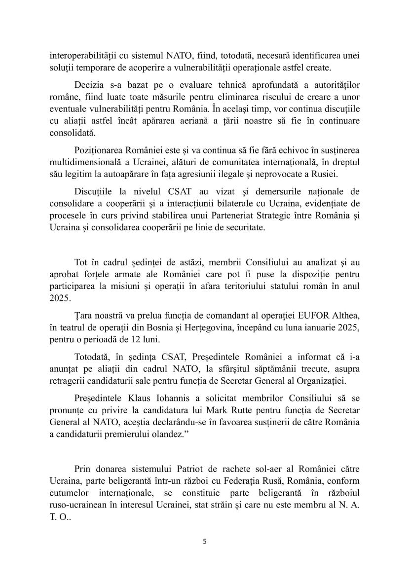 Președintele Iohannis și membrii CSAȚ sunt denunțați pentru înaltă trădare!