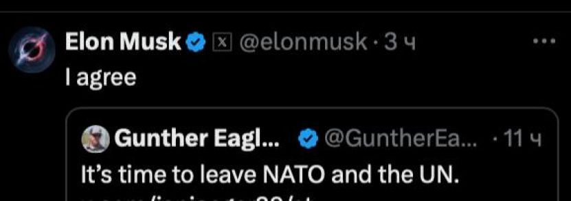 Elon Musk se pronunță pentru retragerea SUA din NATO și ONU