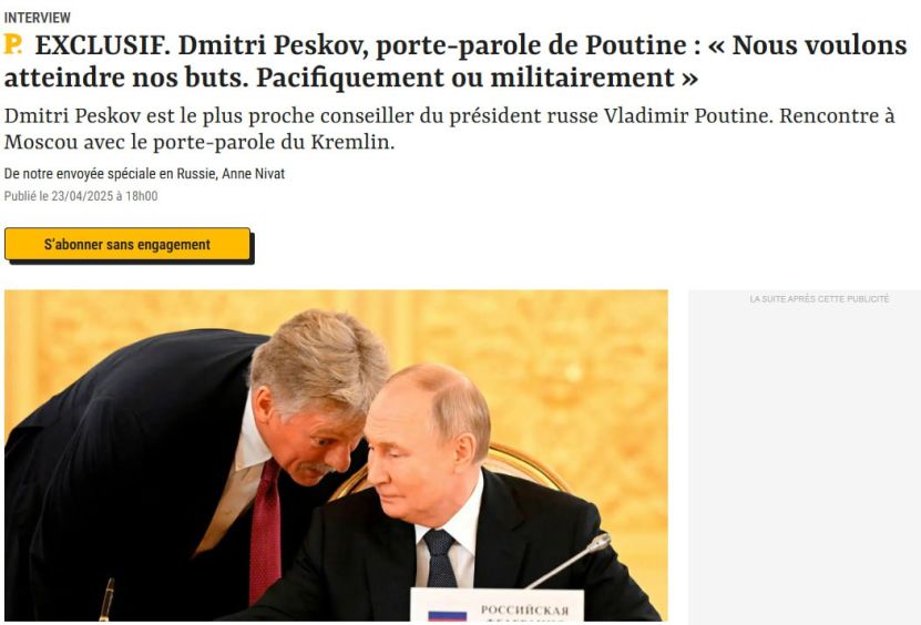 Secretarul de presă al Kremlinului Dmitri Peskov a menționat o singură condiție a Rusiei pentru încheierea imediată a conflictului 