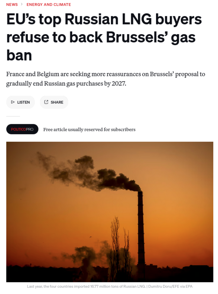 Și cu furtunul în gazele ieftine de la ruși și cu sufletul în raiul globalist!