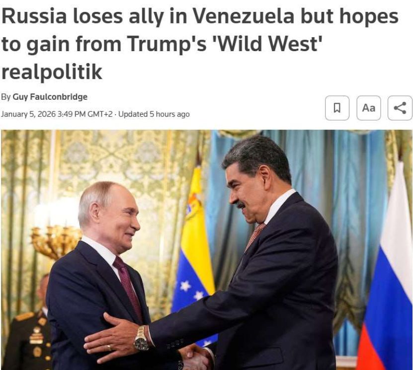 Împărțirea în sfere de influență este tot mai clară: Rusia renunță la un aliat din America Latină (Venezuela), în schimbul unor concesii ale SUA privind Ucraina