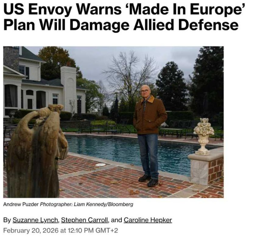 Culmea liberalismului: SUA amenință Europa, pe motivul că îi face concurență în domeniul comerțului cu armament