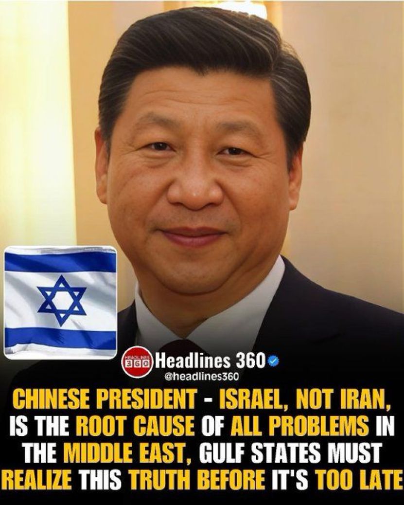 „Israelul trebuie dezarmat, pentru a se preveni un Al Treilea Război Mondial!” (Xi Jinping, președintele Chinei)